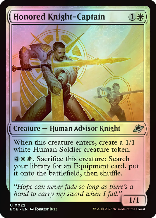Honored Knight-Captain (EOE) #22 [EN/F] s/o