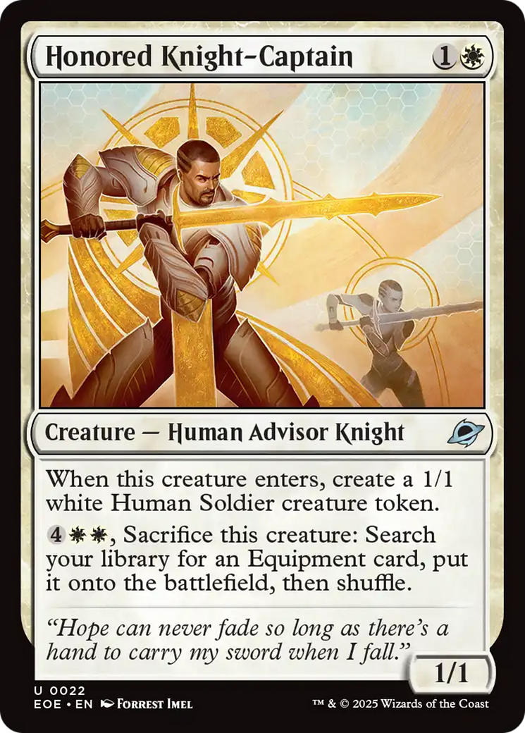 Honored Knight-Captain (EOE) #22 [EN/N] s/o