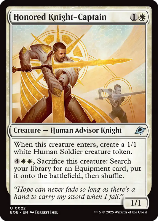 Honored Knight-Captain (EOE) #22 [EN/N] s/o