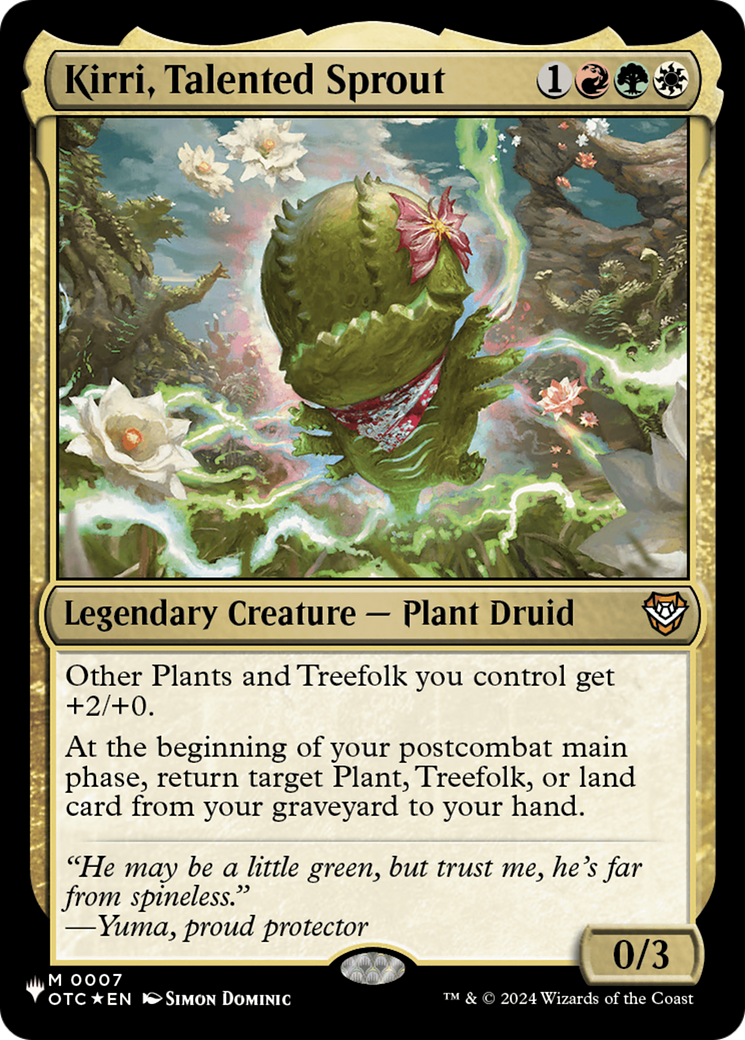 Kirri, Talented Sprout (PLST) #OTC-7 [EN/N]
