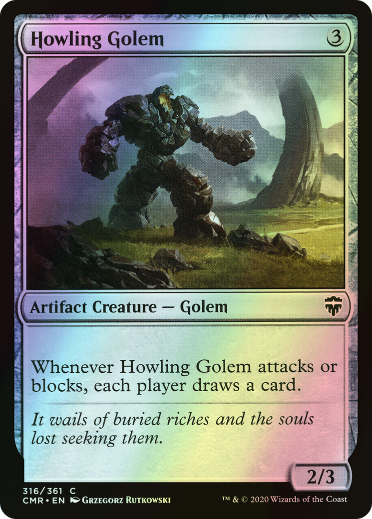 Howling Golem (CMR) #316 [EN/F]