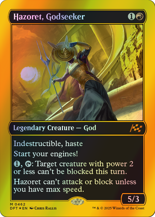 Hazoret, Godseeker - Firstplace Foil (DFT) #462 [EN/F] s/o