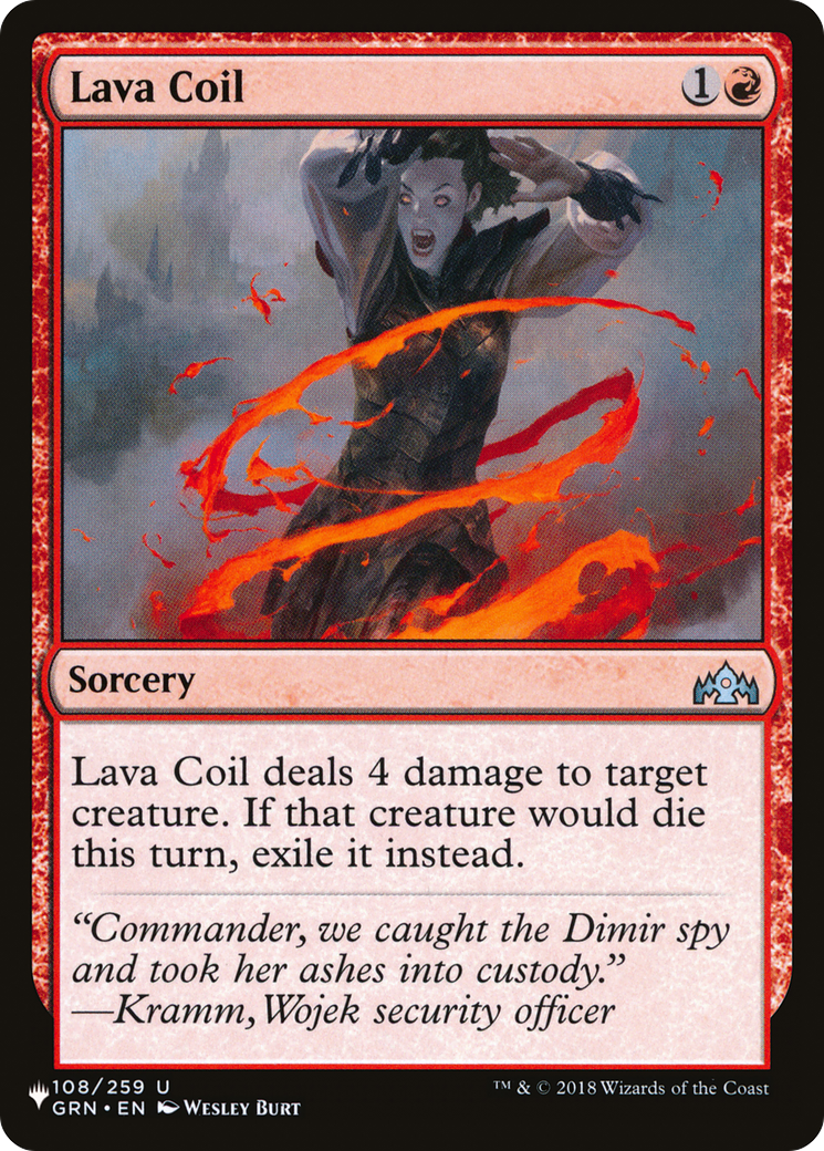 Lava Coil (PLST) #GRN-108 [EN/N]