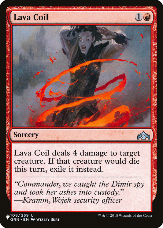 Lava Coil (PLST) #GRN-108 [EN/N]
