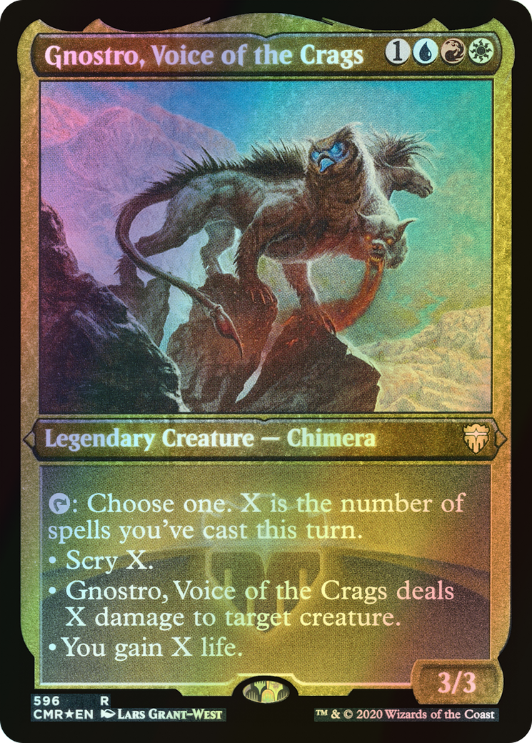 Gnostro, Voice of the Crags (CMR) #596 [EN/E]