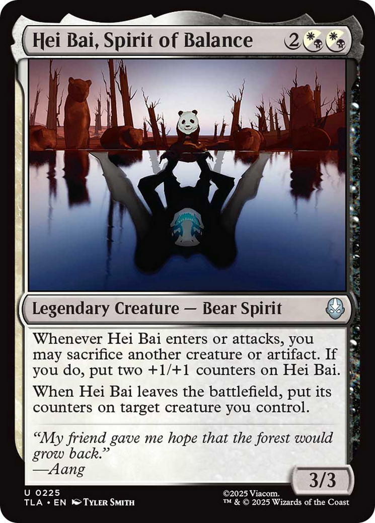 Hei Bai, Spirit of Balance (TLA) #225 [EN/N]