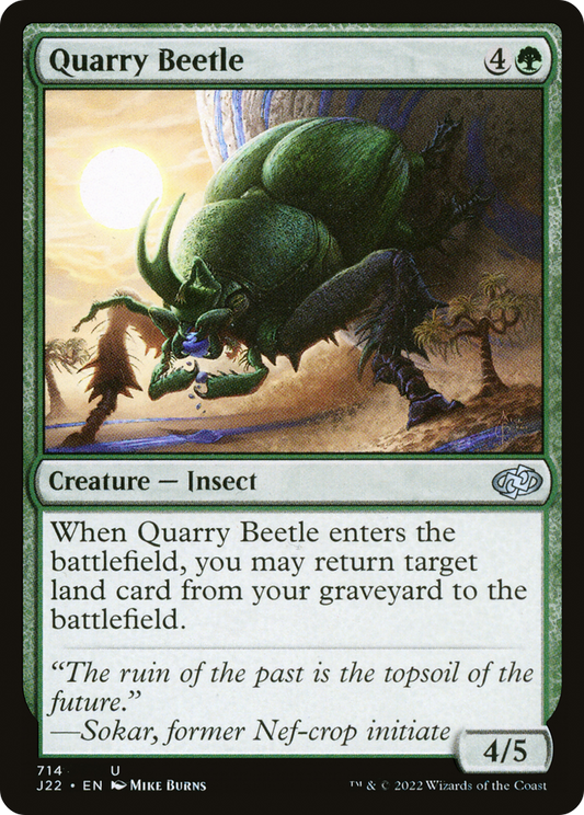 Quarry Beetle (J22) #714 [EN/N]