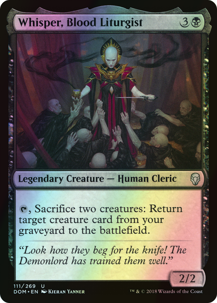 Whisper, Blood Liturgist (DOM) #111 [EN/F]