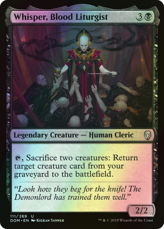 Whisper, Blood Liturgist (DOM) #111 [EN/F]
