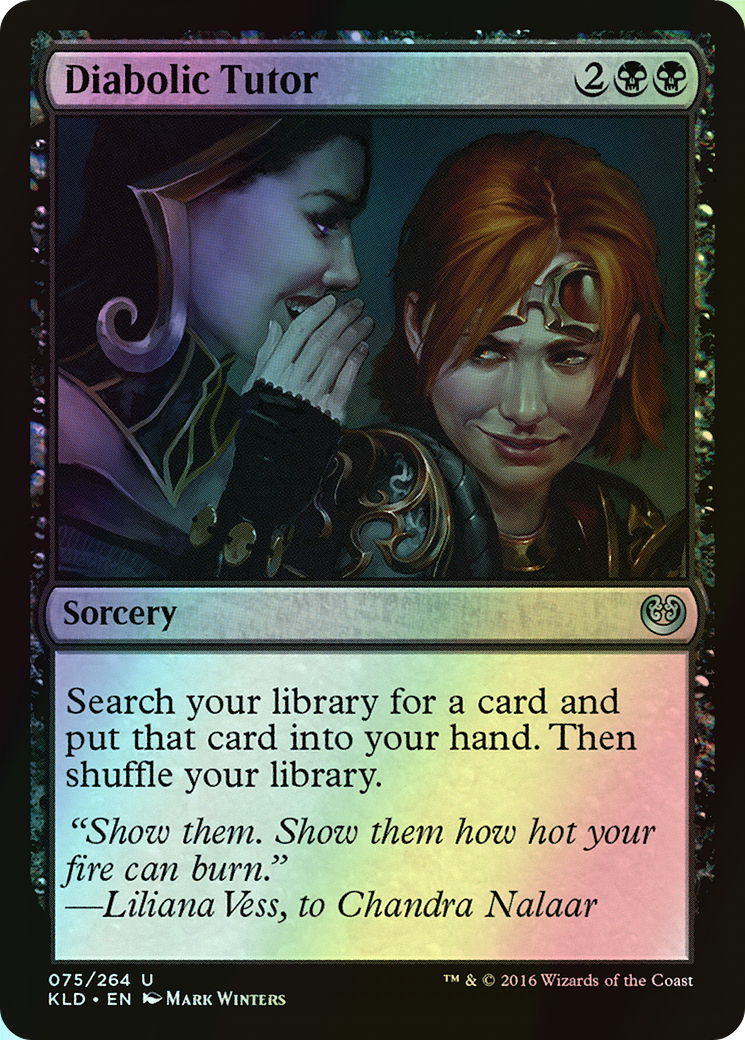 Diabolic Tutor (KLD) #75 [EN/F]