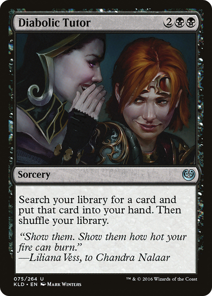 Diabolic Tutor (KLD) #75 [EN/N]