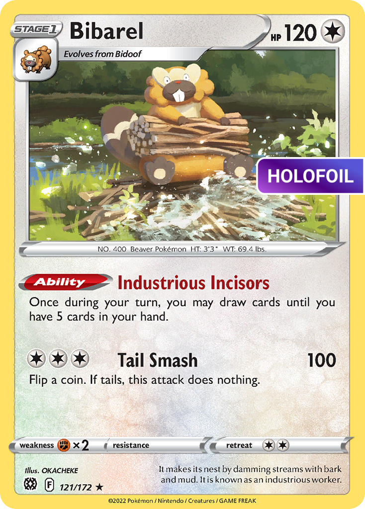 Bibarel (BRS) #121 [EN/H] s/o