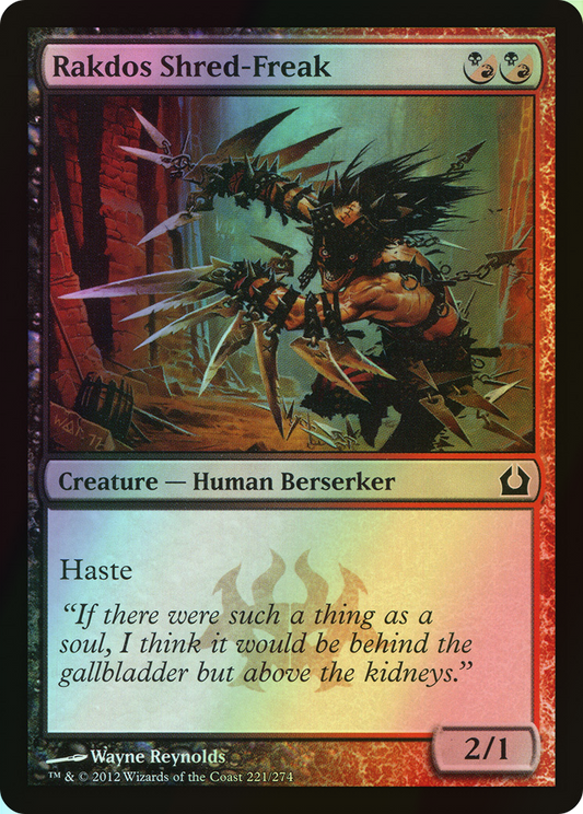 Rakdos Shred-Freak (RTR) #221 [EN/F]