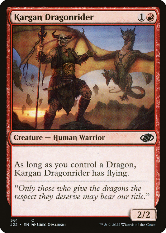 Kargan Dragonrider (J22) #561 [EN/N]