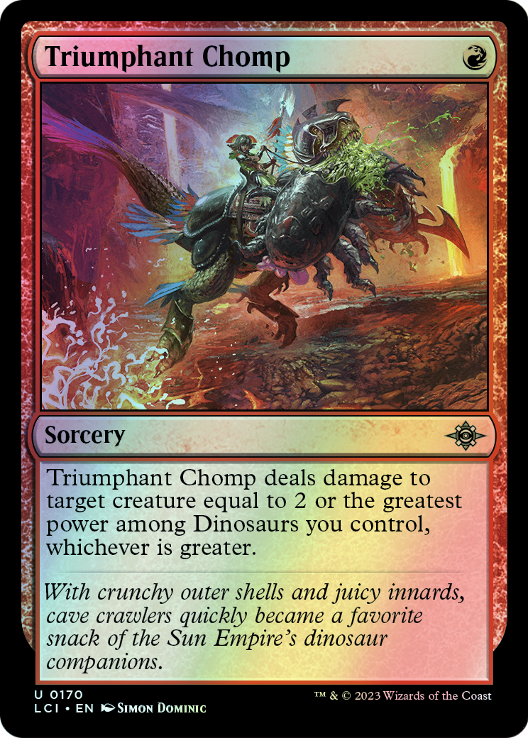Triumphant Chomp (LCI) #170 [EN/F]