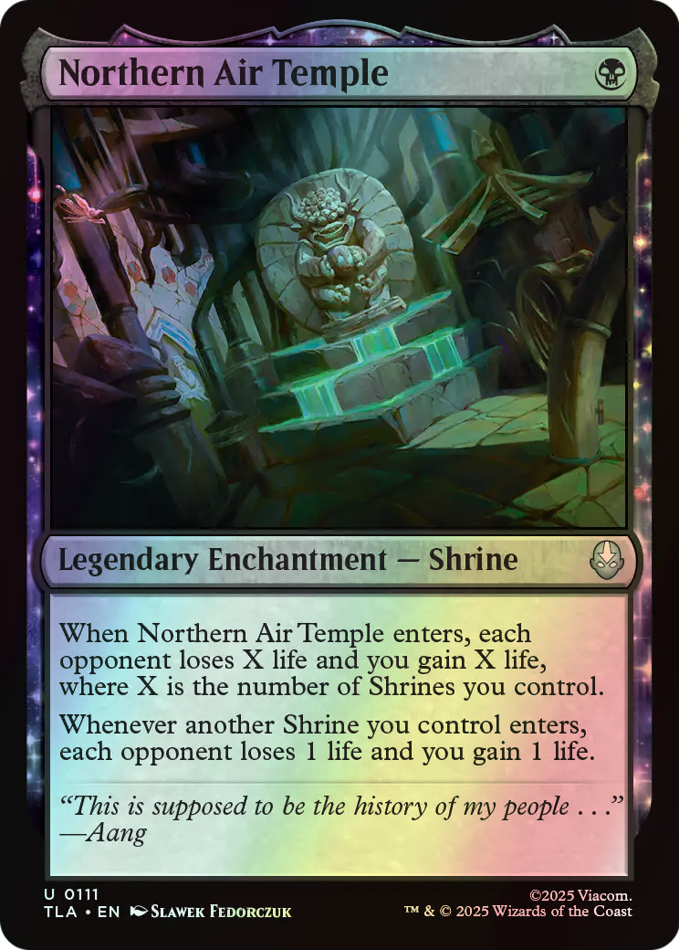 Northern Air Temple (TLA) #111 [EN/F] s/o