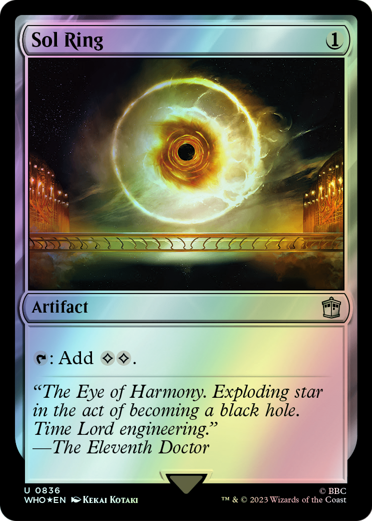 Sol Ring - Surge Foil (WHO) #836 [EN/F]