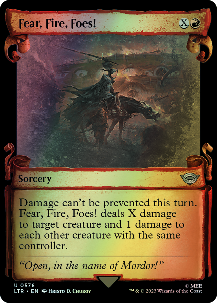 Fear, Fire, Foes! - Silver Foil (LTR) #576 [EN/F]