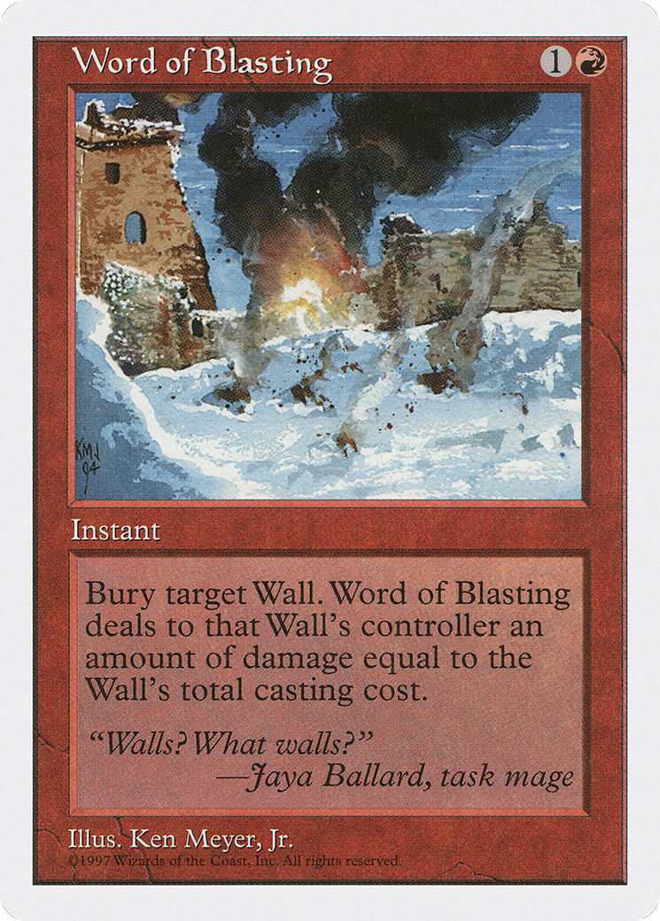 Word of Blasting (5ED) #276 [EN/N]