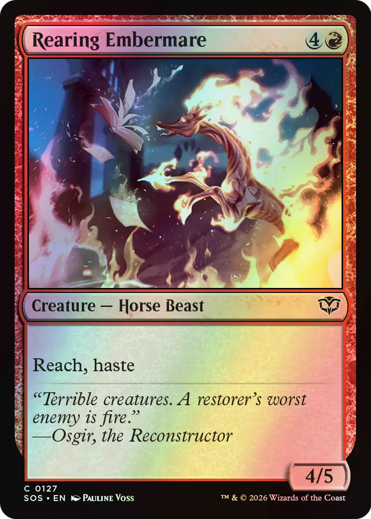 Rearing Embermare (SOS) #127 [EN/F]