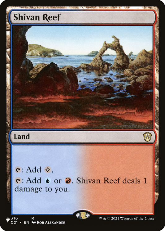 Shivan Reef (PLST) #C21-316 [EN/N] s/o