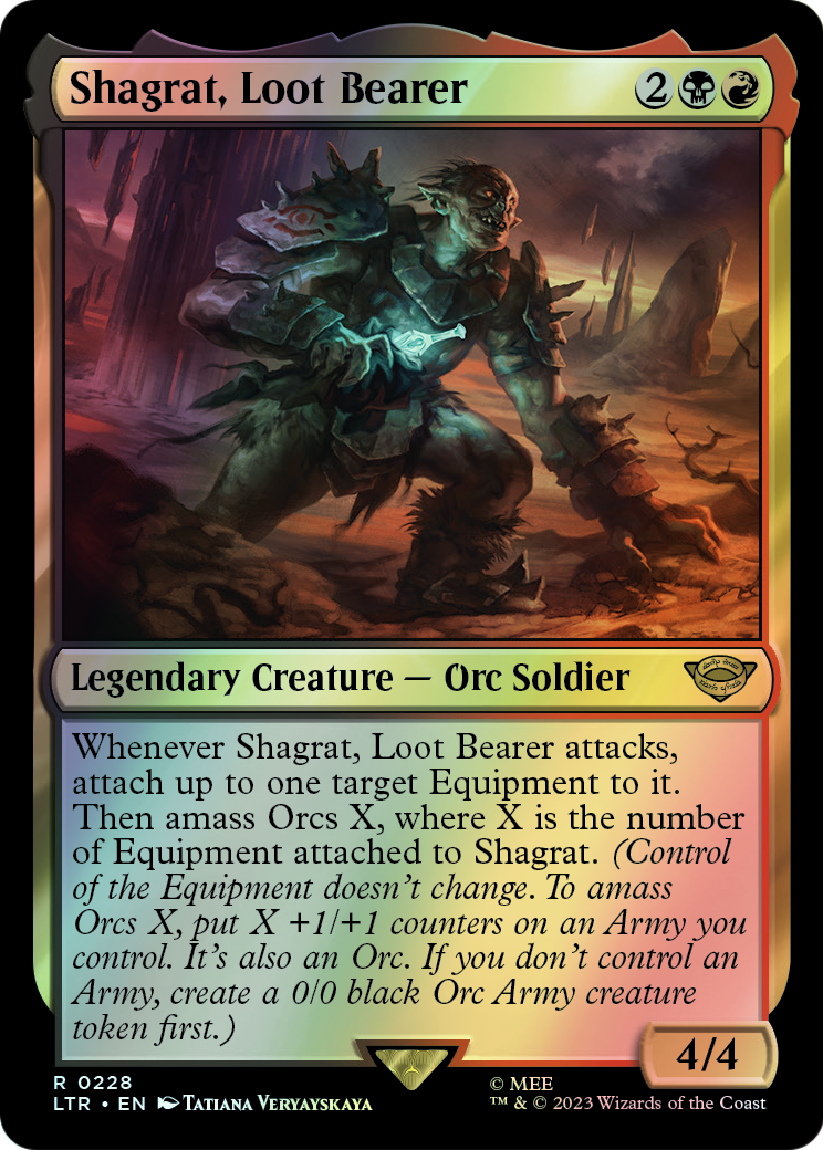 Shagrat, Loot Bearer (LTR) #228 [EN/F]