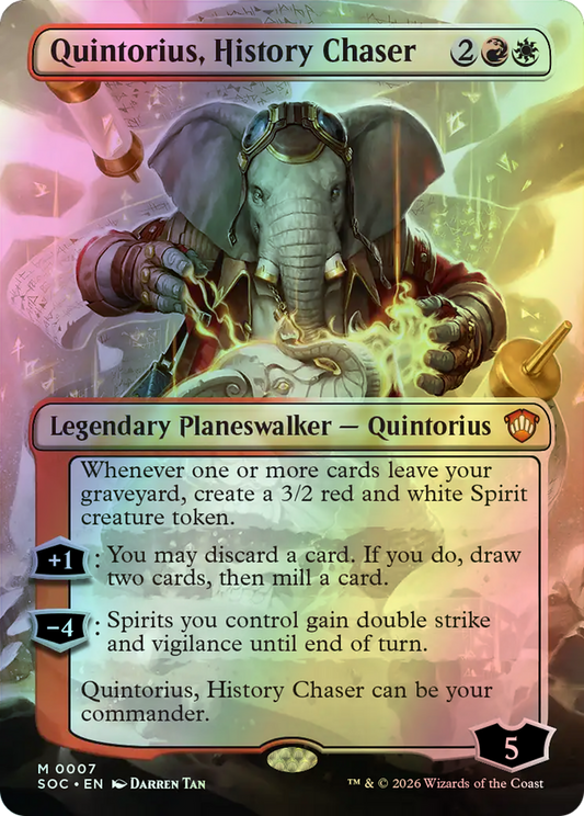Quintorius, History Chaser (SOC) #7 [EN/F] s/o