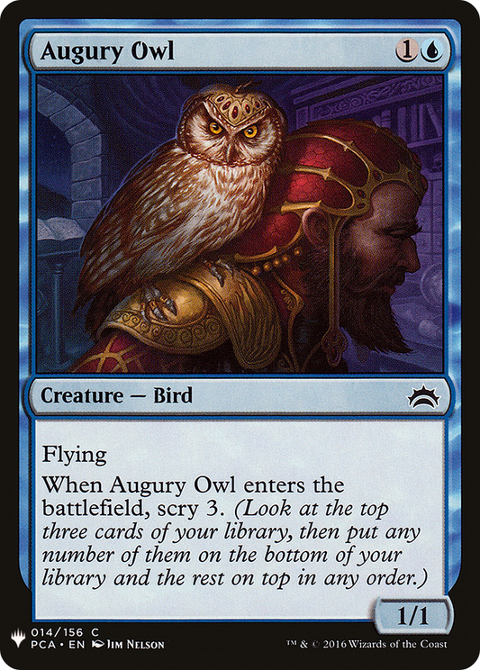 Augury Owl (PLST) #PCA-14 [EN/N] s/o