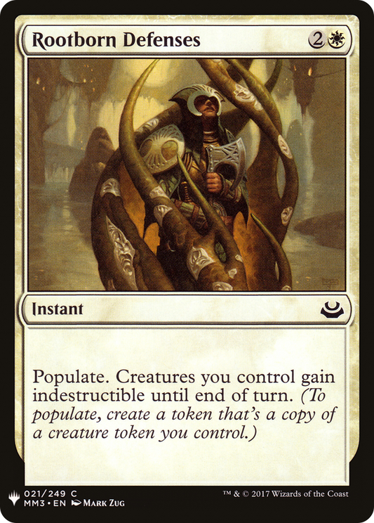 Rootborn Defenses (PLST) #MM3-21 [EN/N] s/o