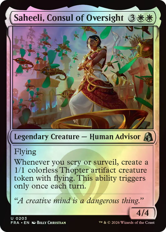 Saheeli, Consul of Oversight (FRA) #203 [EN/F]
