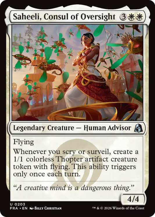 Saheeli, Consul of Oversight (FRA) #203 [EN/N]