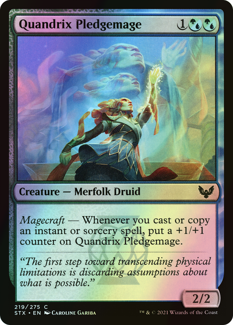 Quandrix Pledgemage (STX) #219 [EN/F]