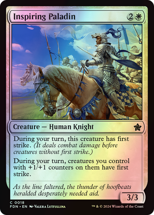 Inspiring Paladin (FDN) #18 [EN/F] s/o
