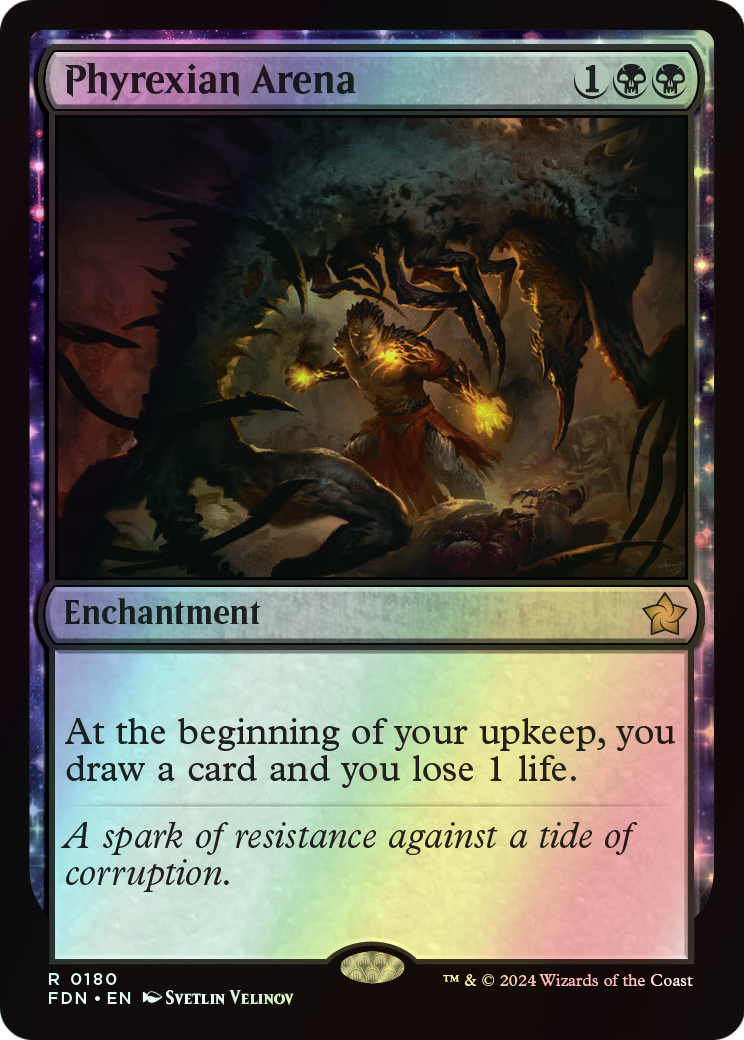 Phyrexian Arena (FDN) #180 [EN/F] s/o