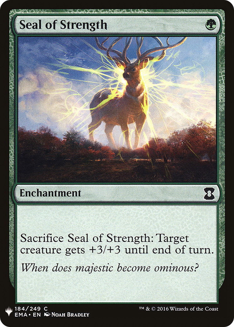 Seal of Strength (PLST) #EMA-184 [EN/N] s/o