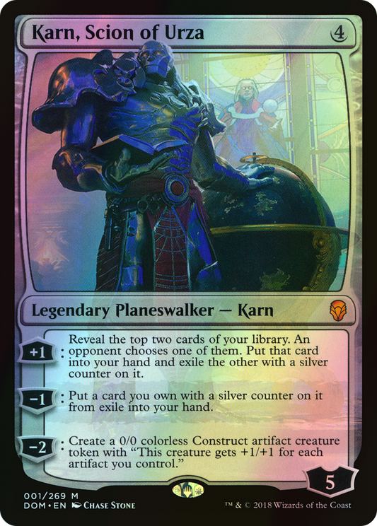 Karn, Scion of Urza (DOM) #1 [EN/F]