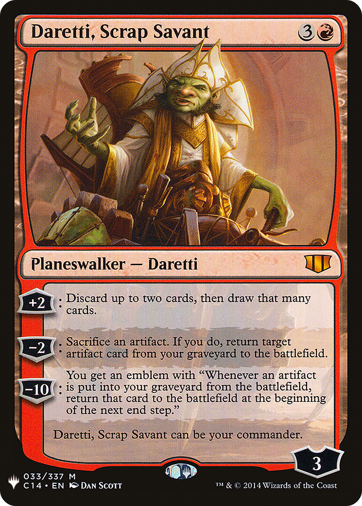 Daretti, Scrap Savant (PLST) #C14-33 [EN/N] s/o
