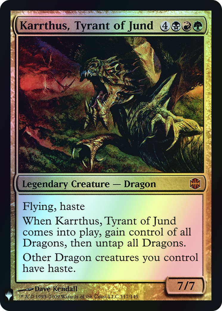 Karrthus, Tyrant of Jund (PLST) #ARB-117 [EN/F] s/o