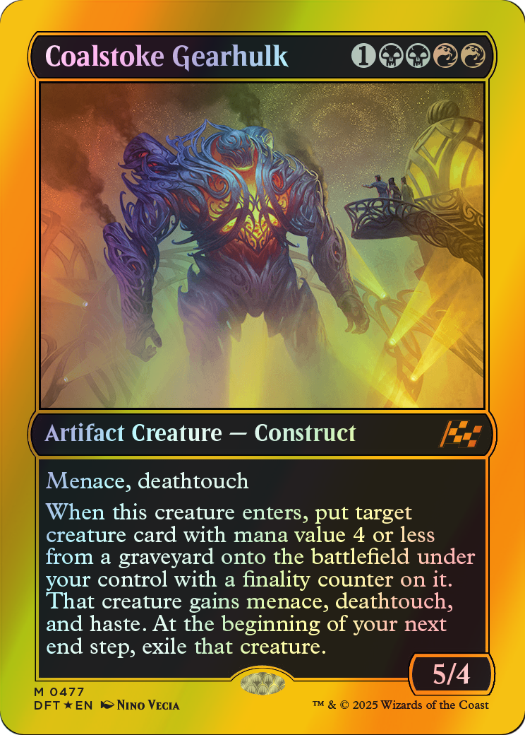 Coalstoke Gearhulk - Firstplace Foil (DFT) #477 [EN/F] s/o