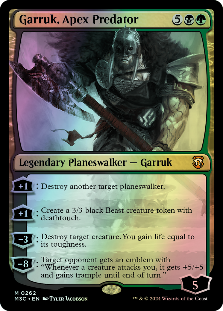 Garruk, Apex Predator - Ripple Foil (M3C) #262 [EN/F]