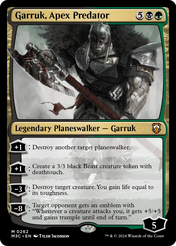 Garruk, Apex Predator (M3C) #262 [EN/N]