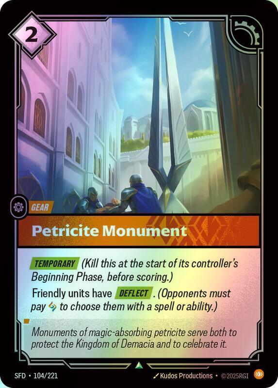 Petricite Monument (SFD) #104 [EN/F] s/o