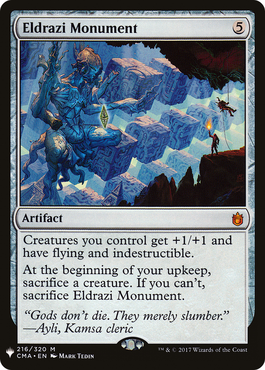 Eldrazi Monument (PLST) #CMA-216 [EN/N] s/o
