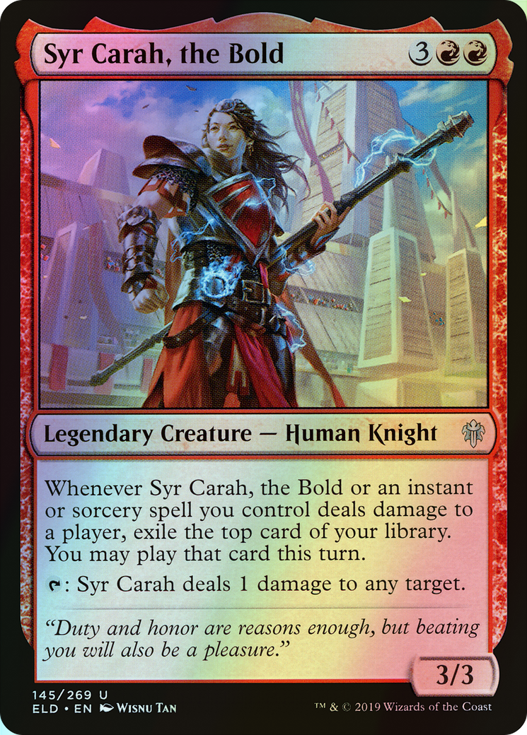 Syr Carah, the Bold (ELD) #145 [EN/F]
