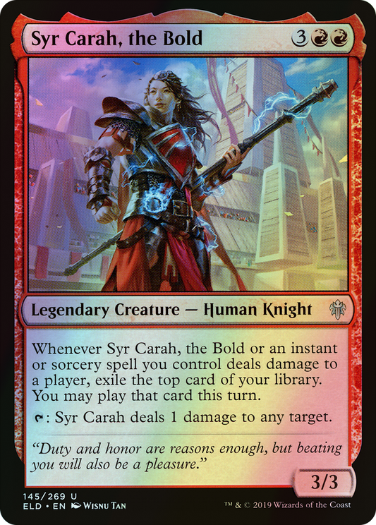 Syr Carah, the Bold (ELD) #145 [EN/F]