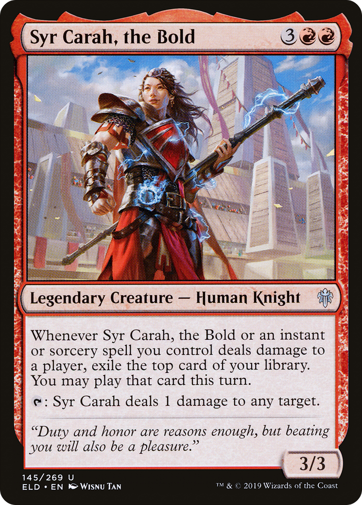 Syr Carah, the Bold (ELD) #145 [EN/N]
