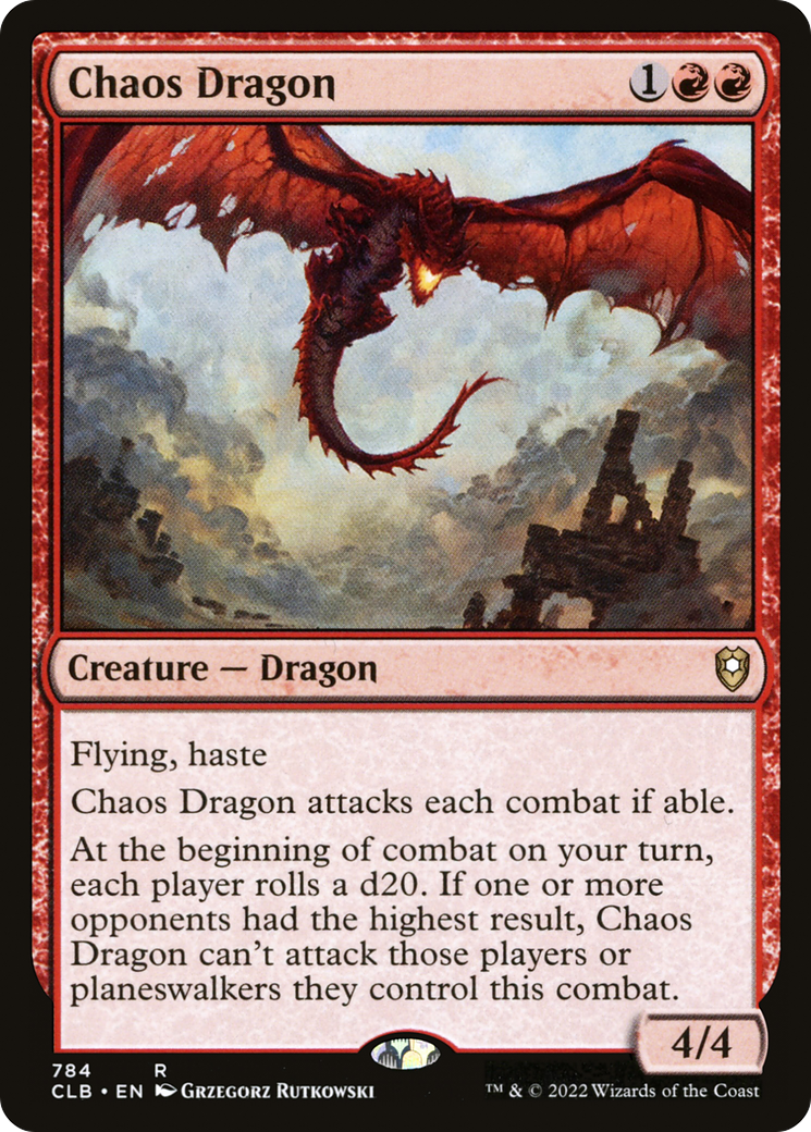 Chaos Dragon (CLB) #784 [EN/N]