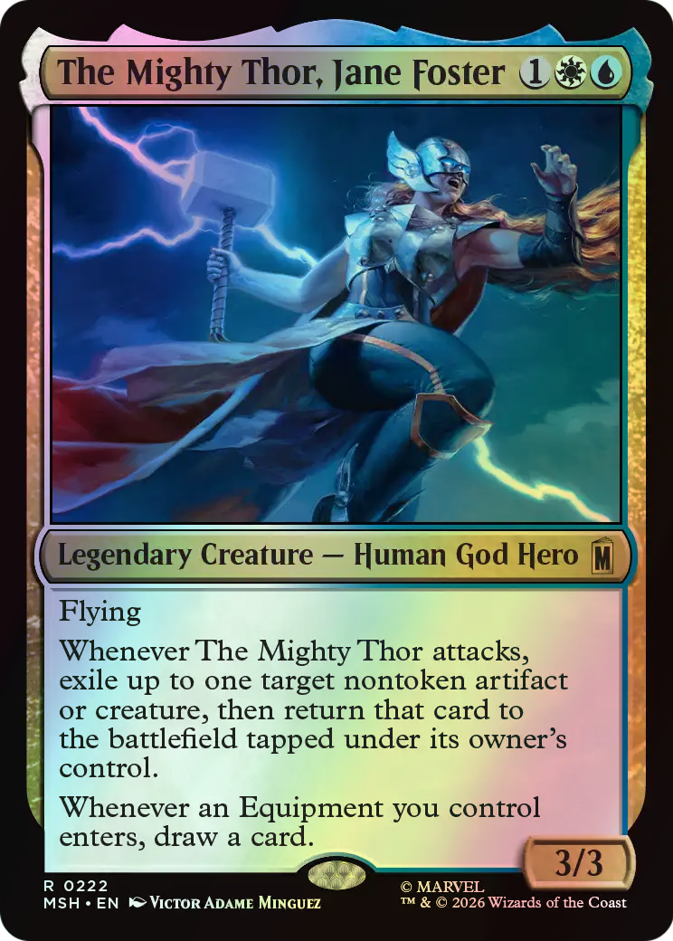 The Mighty Thor, Jane Foster (MSH) #222 [EN/F] s/o