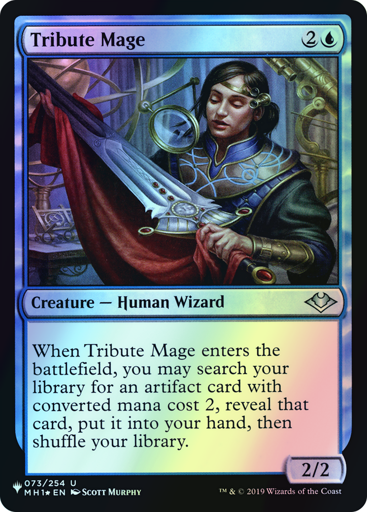 Tribute Mage (PLST) #MH1-73 [EN/F] s/o