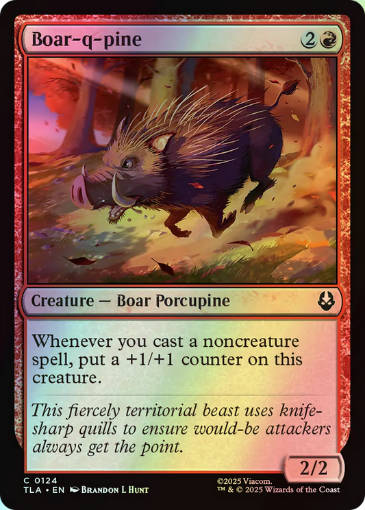 Boar-q-pine (TLA) #124 [EN/F] s/o